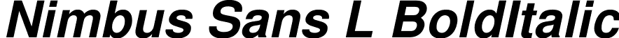 Nimbus Sans L BoldItalic font | nimbus-sans-l_bold-italic.ttf