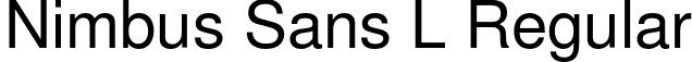 Nimbus Sans L Regular font | nimbus-sans-l_regular.otf