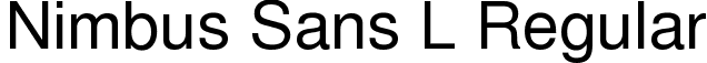 Nimbus Sans L Regular font | nimbus-sans-l_regular.ttf