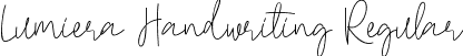 Lumiera Handwriting Regular font | lumierahandwriting.ttf