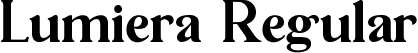 Lumiera Regular font | lumiera.ttf