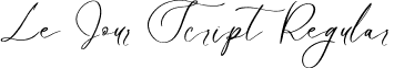 Le Jour Script Regular font | lejourscript-eaqpg.otf