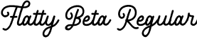 Flatty Beta Regular font | FlattyDemo.otf