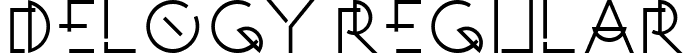 Delogy Regular font | delogy-regular-demo.ttf