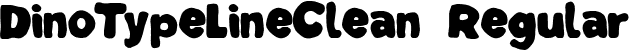 DinoTypeLineClean Regular font | dinotypelineclean.ttf