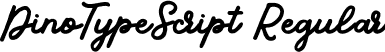 DinoTypeScript Regular font | dinotypescript.ttf