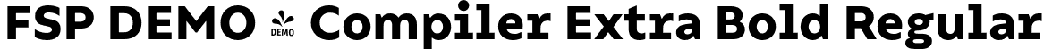 FSP DEMO - Compiler Extra Bold Regular font | Fontspring-DEMO-compiler-extrabold.otf