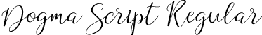 Dogma Script Regular font | dogma-demo.ttf