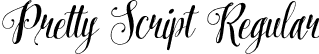 Pretty Script Regular font | pretty-script.otf