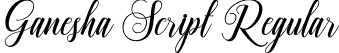 Ganesha Script Regular font | ganesha-script.ttf