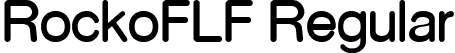 RockoFLF Regular font | RockoFLF.ttf