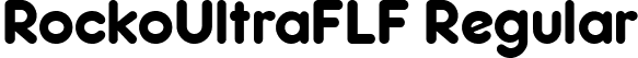 RockoUltraFLF Regular font | RockoUltraFLF.ttf