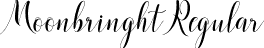 Moonbringht Regular font | moonbringht.ttf