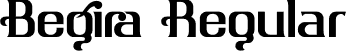 Begira Regular font | Begira.otf