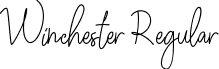 Winchester Regular font | winchester.ttf