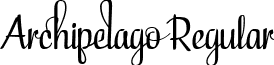 Archipelago Regular font | z-archipelago.ttf