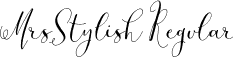 MrsStylish Regular font | zmrsstylish.otf