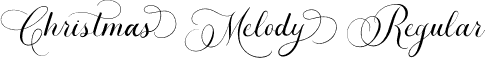 Christmas Melody Regular font | Christmas Melody.otf