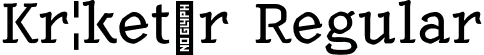 Kr¦ketµr Regular font | Kraketaer-Regular.otf