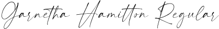 Garnetha Hamitton Regular font | Garnetha Hamitton.ttf