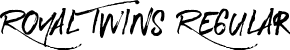 Royal Twins Regular font | royal-twins.ttf