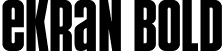 Ekran Bold font | ekran-font.ttf