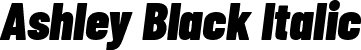 Ashley Black Italic font | ashley-blackitalic.otf