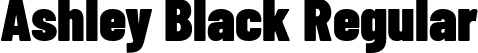 Ashley Black Regular font | ashley-black.otf