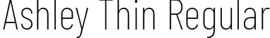 Ashley Thin Regular font | ashley-thin.otf