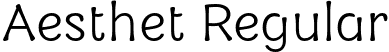 Aesthet Regular font | aesthet-regular3.otf