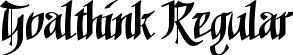 Goalthink Regular font | goalthink-regular.ttf