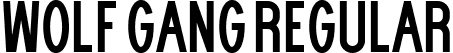 WOLF GANG Regular font | WOLF-GANG.ttf