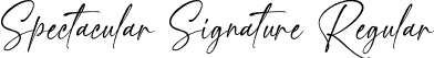 Spectacular Signature Regular font | SpectacularSignature.otf