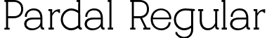 Pardal Regular font | pardal-regular.otf