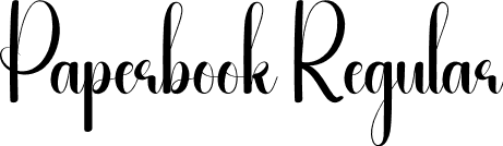 Paperbook Regular font | Paperbook.otf