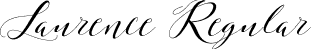 Laurence Regular font | laurence-script-demo.ttf