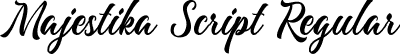 Majestika Script Regular font | majestika-demo.ttf