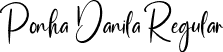 Ponha Danila Regular font | Ponha Danila.otf