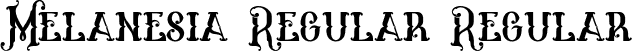 Melanesia Regular Regular font | melanesia-regular.otf