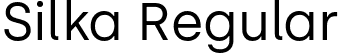 Silka Regular font | Silka-Regular.otf