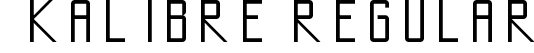 Kalibre Regular font | kalibre.ttf