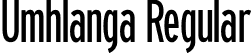 Umhlanga Regular font | umhlanga-regular.otf