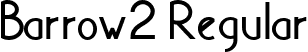 Barrow2 Regular font | barrow2regular.ttf