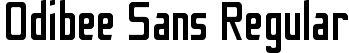 Odibee Sans Regular font | odibeesans-regular.ttf