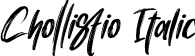 Chollistio Italic font | Chollistio-Italic.otf