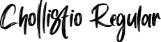 Chollistio Regular font | Chollistio.ttf