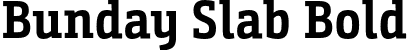 Bunday Slab Bold font | buntype-bundayslab-bold.otf