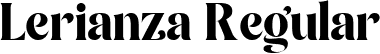 Lerianza Regular font | Lerianza.ttf