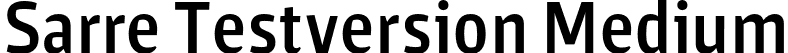 Sarre Testversion Medium font | stereotypes-sarre-testversion-medium.otf