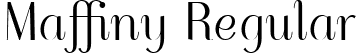 Maffiny Regular font | Maffiny.ttf